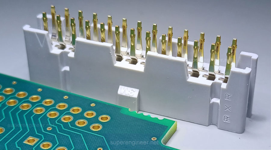 Can gold finish be a problem in electronics?