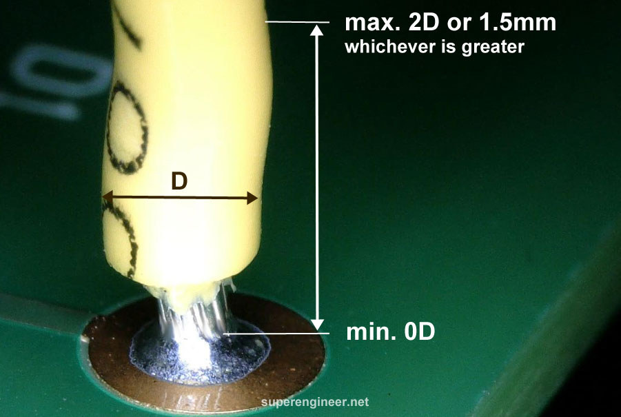 Wire soldering to PCB