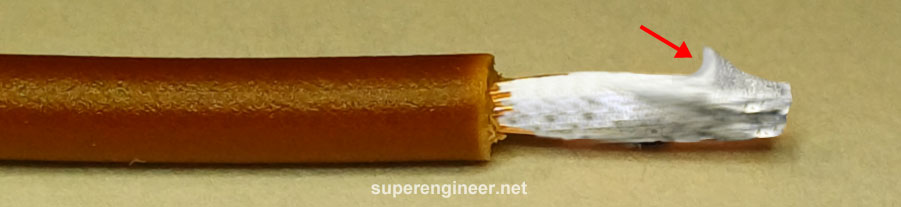 Wire tinning, solder shape